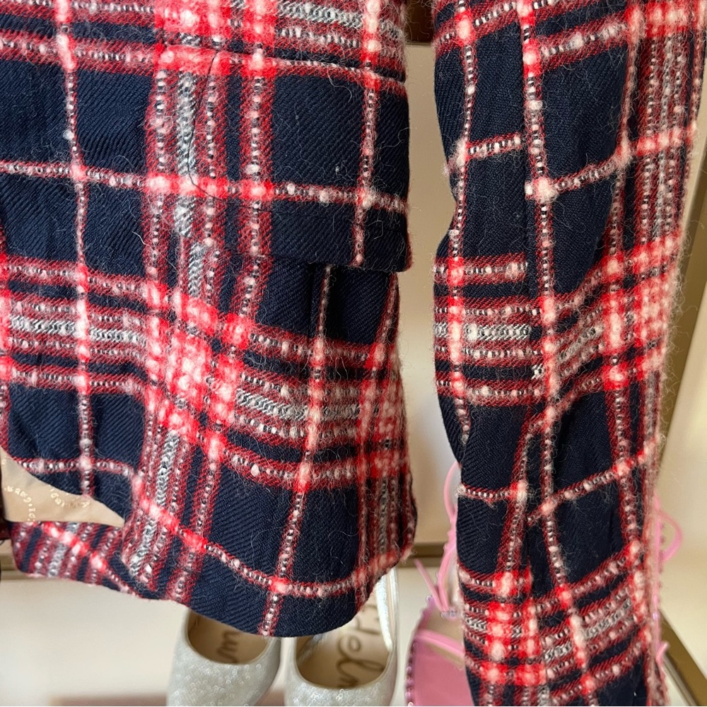 L.A.M.B Plaid Blazer Jacket Size 0 - Picture 4 of 8